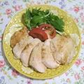 mmameco's cooksnap of when they made お酢でやわらか効果！むね蒸し鶏.