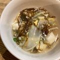 Nana777's cooksnap of when they made ふわふわ卵ともずくの中華風スープ.