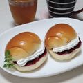 ぱふ's cooksnap of when they made ブルーベリージャムのデザートサンドイッチ.