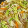 いくちゃんのキッチン's cooksnap of when they made 豚肉白菜のにんにく味噌鍋♪簡単体の潤いに.