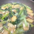 簡単レシピのとろこん's cooksnap of when they made 小松菜と油揚げの煮浸し.