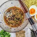 在宅勤務のおじさん's cooksnap of when they made 頑張らない日のピリ辛冷やしざるラーメン.