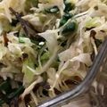 MULA's cooksnap of when they made キャベツと春菊の塩昆布おひたし.