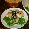 ✩ごま✩'s cooksnap of when they made 水菜と豆腐のサラダ～明太子マヨソース～.