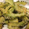 WEK's cooksnap of when they made やめられない♪とまらない♪ゴーヤチップス.