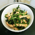 だいぶぅ's cooksnap of when they made ほうれん草と油揚げの柚子胡椒炒め＊。.
