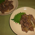 creamcrepe's cooksnap of when they made ■牛肉のしょうが焼き■.