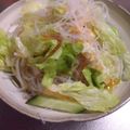 ゆかみお's cooksnap of when they made 春雨とレタスの千切りサラダ.