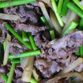 チェロッキ's cooksnap of when they made じゃがいもとにんにくの芽の牛肉炒め.