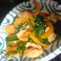 Linlyn's cooksnap of when they made ささみとピーマンのピリ辛炒め.