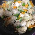 hfighters's cooksnap of when they made 【塩麹】鶏モモの野菜炒め.