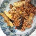 4ねこ's cooksnap of when they made なすと挽き肉のトマトソース炒め♪.