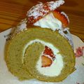 めがねーん's cooksnap of when they made ★ココアシフォンロールケーキ★.