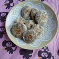 Nekozame's cooksnap of when they made 簡単もちもちおから団子♪八つ橋風♪.