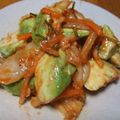 mocomocochan's cooksnap of when they made 混ぜるだけ簡単☆アボカドキムチ.