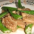 きらり流れ星's cooksnap of when they made オクラと麩の和え物.