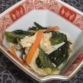 きらり流れ星's cooksnap of when they made 小松菜と湯葉のポン酢和え.