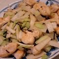 ぶんちょこ's cooksnap of when they made ヘルシー☆大根と柔らか鶏の塩昆布炒め.