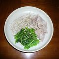 kaykelly's cooksnap of when they made 春菊ともやしと豚バラのポン酢あえ.