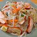 tsmitaka's cooksnap of when they made 絶対おいしい★焼きビーフン.