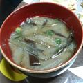 まきん家's cooksnap of when they made 焼きナスの味噌汁♪ナスの甘さが美味しい☆.