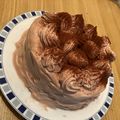 summer813's cooksnap of when they made 15㎝型❤チョコデコレーションケーキ♪.