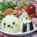 みんなのあねご's cooksnap of when they made キャラ弁*簡単♪みつばちのお弁当.