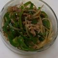 にゃそ51's cooksnap of when they made もやしのチンジャオロース風.