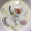 cleo1104's cooksnap of when they made 春キャベツとあさりのクラムチャウダー☆.