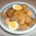 FUKINO's cooksnap of when they made ☆鶏モモ肉と大根のこってり煮☆.