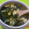 つーちゃんTBS's cooksnap of when they made コーンとわかめの玉子スープ.