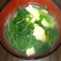 モリカツ's cooksnap of when they made 水菜と卵の中華風スープ.