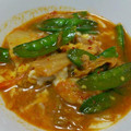 ebiyuki22's cooksnap of when they made 絹さやとキムチの卵とじ.