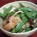 食いしん坊山ガール's cooksnap of when they made 簡単☆絹さやとエリンギのにんにく塩麹炒め.