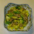 しゅうさな's cooksnap of when they made キャベツと豚肉の梅肉おかか和え.