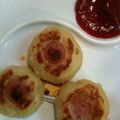 Cath385's cooksnap of when they made もっちもち❤ウインナー入りポテトもち.