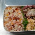 えりか*'s cooksnap of when they made ソーセージ、ドライトマトのおにぎり.