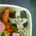 あきらﾏﾏ's cooksnap of when they made キャラ弁！にこにこパンチで♪おむすびまん.