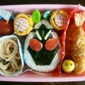 モジョモジョ's cooksnap of when they made 簡単♪仮面ライダーフォーゼおにぎり.