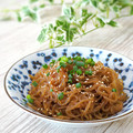 Satoco❋'s cooksnap of when they made 余った煮物の煮汁で糸蒟蒻の炒り煮.