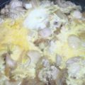 山田ちゃんち。's cooksnap of when they made 親子丼 フライパンでツユダクに.