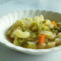 碧い月の仔's cooksnap of when they made 残り野菜とマカロニのスープ.