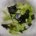 きらめくひと's cooksnap of when they made サニーレタスと海苔のサラダ.