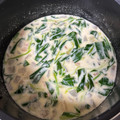 ホウキボウシ's cooksnap of when they made 大根とほうれん草のクリームスープ.