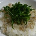 Mike929's cooksnap of when they made 梅ぇ～ジャコしそたっぷり丼★.