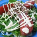 ゆりまる2011's cooksnap of when they made ツナと水菜の冷やしうどん.