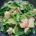 kei☆1121's cooksnap of when they made 簡単美味しい！レタスと鶏むね肉のマヨ炒め.