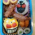 kou0819's cooksnap of when they made キャラ弁仮面ライダーメテオメテオストーム.