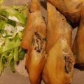 まんなまん's cooksnap of when they made 皮がパリパリ☆豚肉とキノコの味付き春巻き.