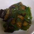 くまたろww's cooksnap of when they made 茄子とピーマンの甘辛生姜の炒め煮.